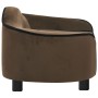 Hundesofa aus braunem Plüsch 67x47x36 cm | Foro24|Onlineshop| Casa, Jardín y Más Foro24.es