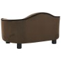 Hundesofa aus braunem Plüsch 67x47x36 cm | Foro24|Onlineshop| Casa, Jardín y Más Foro24.es