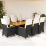 9-piece garden dining set with black synthetic rattan cushions by , Garden sets - Ref: Foro24-3276841, Price: 1,00 €, Discoun...