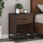 Bedside tables 2 units engineered wood brown oak 40x31x50 cm by , Nightstands - Ref: Foro24-848693, Price: 93,30 €, Discount: %