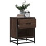 Bedside tables 2 units engineered wood brown oak 40x31x50 cm by , Nightstands - Ref: Foro24-848693, Price: 93,30 €, Discount: %