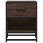 Bedside tables 2 units engineered wood brown oak 40x31x50 cm by , Nightstands - Ref: Foro24-848693, Price: 93,30 €, Discount: %