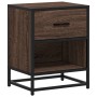 Bedside tables 2 units engineered wood brown oak 40x31x50 cm by , Nightstands - Ref: Foro24-848693, Price: 93,30 €, Discount: %