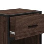 Bedside tables 2 units engineered wood brown oak 40x31x50 cm by , Nightstands - Ref: Foro24-848693, Price: 93,30 €, Discount: %