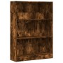 Estantería madera de ingeniería roble ahumado 80x24x109 cm de , Librerías y estanterías - Ref: Foro24-857839, Precio: 56,66 €...