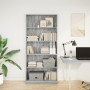 Engineered wood bookshelf in Sonoma gray, 80x24x176 cm. by , Bookcases and shelves - Ref: Foro24-857858, Price: 79,40 €, Disc...