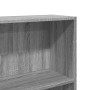 Engineered wood bookshelf in Sonoma gray, 80x24x176 cm. by , Bookcases and shelves - Ref: Foro24-857858, Price: 79,40 €, Disc...