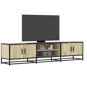 TV stand made of engineered wood in Sonoma oak, measuring 180x35x41 cm. by , TV Furniture - Ref: Foro24-3300776, Price: 133,7...