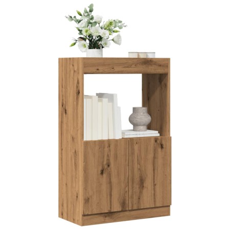 Ingenieurholz-Sideboard Eiche Artisian 63x33x180 cm von , Bücherregale und Regale - Ref: Foro24-855105, Preis: 68,26 €, Rabat...