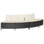 Acacia wood and black synthetic rattan whirlpool bathtub edge | Foro24|Onlineshop| Casa, Jardín y Más Foro24.es