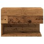 Mesita de noche de pared madera envejecida de , Mesitas de noche - Ref: Foro24-856820, Precio: 37,73 €, Descuento: %