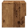 Aged wood wall-mounted bedside table by , Nightstands - Ref: Foro24-856820, Price: 37,73 €, Discount: %