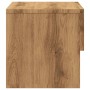 Wall-mounted oak artisan nightstand by , Nightstands - Ref: Foro24-856822, Price: 37,73 €, Discount: %