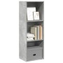 Estantería de madera de ingeniería gris hormigón 40x30x114 cm de , Librerías y estanterías - Ref: Foro24-857870, Precio: 46,4...