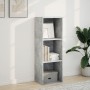 Engineered wood shelf in gray concrete 40x30x114 cm | Foro24|Onlineshop| Casa, Jardín y Más Foro24.es