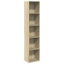 Estantería de madera de ingeniería roble Sonoma 40x30x189 cm de , Librerías y estanterías - Ref: Foro24-857887, Precio: 71,00...