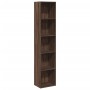 Estantería madera de ingeniería marrón roble 40x30x189 cm de , Librerías y estanterías - Ref: Foro24-857891, Precio: 72,93 €,...