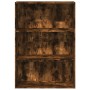 Estantería madera de ingeniería roble ahumado 80x30x114 cm de , Librerías y estanterías - Ref: Foro24-857935, Precio: 62,40 €...