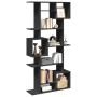 Estantería de madera de ingeniería negra 92x29x188 cm de , Librerías y estanterías - Ref: Foro24-3310317, Precio: 128,87 €, D...