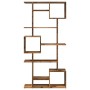 Engineered wood smoked oak bookshelf 92x29x188 cm by , Bookcases and shelves - Ref: Foro24-3310320, Price: 123,55 €, Discount: %