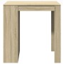 Mesa alta de bar madera ingeniería roble Sonoma 102x70x103,5 cm de , Mesas de cocina y de comedor - Ref: Foro24-3309323, Prec...