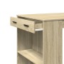 Mesa alta de bar madera ingeniería roble Sonoma 102x70x103,5 cm de , Mesas de cocina y de comedor - Ref: Foro24-3309323, Prec...