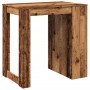 Tall bar table made of aged engineered wood, 102x70x103.5 cm | Foro24|Onlineshop| Casa, Jardín y Más Foro24.es