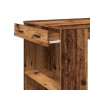 Tall bar table made of aged engineered wood, 102x70x103.5 cm | Foro24|Onlineshop| Casa, Jardín y Más Foro24.es