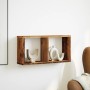 Aged engineered wood wall shelf 60x16x30 cm by , Shelves and shelves - Ref: Foro24-854884, Price: 26,35 €, Discount: %