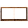 Aged engineered wood wall shelf 60x16x30 cm by , Shelves and shelves - Ref: Foro24-854884, Price: 26,35 €, Discount: %