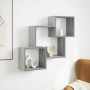 Engineered wood Sonoma gray wall cabinet 78x18x71 cm by , Shelves and shelves - Ref: Foro24-854810, Price: 41,24 €, Discount: %