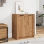 Engineered wood shoe cabinet in artisan oak, 59x35x70 cm. by , Shoe racks and shoe organizers - Ref: Foro24-856990, Price: 82...