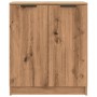 Engineered wood shoe cabinet in artisan oak, 59x35x70 cm. by , Shoe racks and shoe organizers - Ref: Foro24-856990, Price: 82...