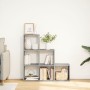 Three-level Sonoma gray wood divider bookcase 99x29x99 cm by , Bookcases and shelves - Ref: Foro24-857963, Price: 71,31 €, Di...