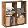 Aged engineering wood divider bookcase 69.5x29x69.5 cm | Foro24|Onlineshop| Casa, Jardín y Más Foro24.es