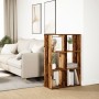 Aged engineering wood divider bookcase 69.5x29x103.5 cm by , Bookcases and shelves - Ref: Foro24-858019, Price: 69,97 €, Disc...