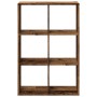 Aged engineering wood divider bookcase 69.5x29x103.5 cm by , Bookcases and shelves - Ref: Foro24-858019, Price: 69,97 €, Disc...