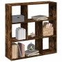 Librería divisora madera roble ahumado 102x29x103,5 cm de , Librerías y estanterías - Ref: Foro24-858052, Precio: 81,75 €, De...