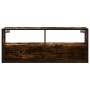 TV stand made of metal and smoked oak plywood, measuring 100x31x39.5cm. by , TV Furniture - Ref: Foro24-848936, Price: 81,87 ...