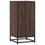 Engineered wood and metal brown oak sideboard 35.5x35x76 cm by , Sideboards - Ref: Foro24-848948, Price: 71,49 €, Discount: %