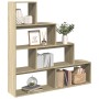 Vierstufiges Regal aus Sonoma-Holz 143,5x29x143,5 cm. von , Bücherregale und Regale - Ref: Foro24-857996, Preis: 100,05 €, Ra...