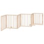 Folding dog gate 6 panels made of poplar wood 300 cm by , Dog kennels and fences - Ref: Foro24-352173, Price: 63,42 €, Discou...