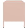 Mueble para TV acero laminado en frío rosa 68x39x43,5 cm de , Muebles TV - Ref: Foro24-851233, Precio: 137,99 €, Descuento: %