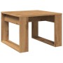 Artisan oak engineered wood side table 50x50x35 cm by , Side tables - Ref: Foro24-856689, Price: 39,48 €, Discount: %