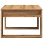 Artisan oak engineered wood side table 50x50x35 cm by , Side tables - Ref: Foro24-856689, Price: 39,48 €, Discount: %