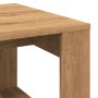 Artisan oak engineered wood side table 50x50x35 cm by , Side tables - Ref: Foro24-856689, Price: 39,48 €, Discount: %