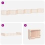 Folding dog gate with 12 panels made of poplar wood, 960 cm. by , Dog kennels and fences - Ref: Foro24-3155668, Price: 238,14...