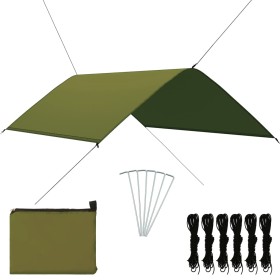 Grüne Außenplane 3x2 m von vidaXL, Sonnenschirme - Ref: Foro24-93056, Preis: 30,99 €, Rabatt: %