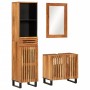 Set of 3-piece solid acacia wood bathroom furniture. by , Bathroom furniture - Ref: Foro24-3217093, Price: 320,61 €, Discount: %