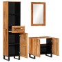 Set of 3-piece solid acacia wood bathroom furniture. by , Bathroom furniture - Ref: Foro24-3217093, Price: 320,61 €, Discount: %